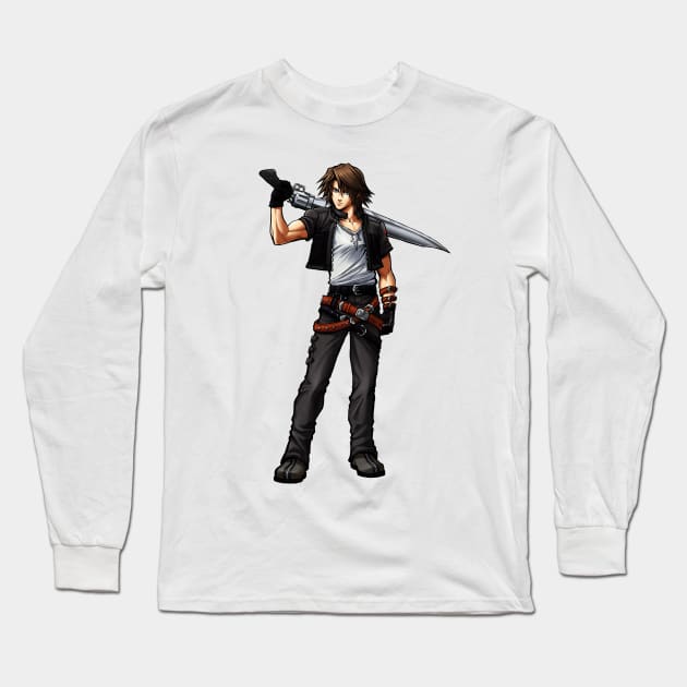Squall KH version Long Sleeve T-Shirt by mcashe_art